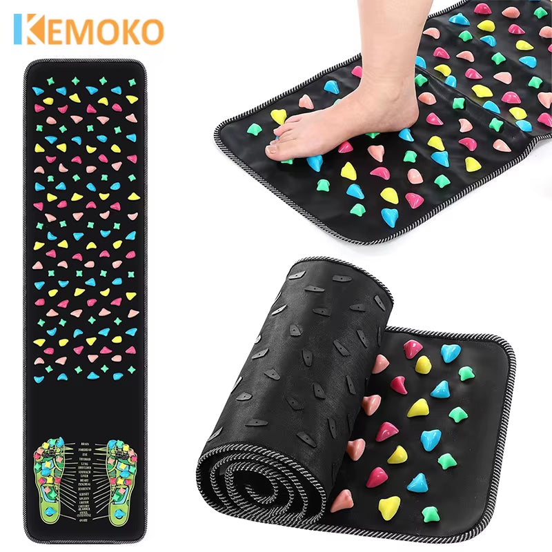 New Fingerpressure Board Foot Foot Massage Pad Health Walk Foot Pressure Board Massage Pad Imitation Goose Soft Stone Road