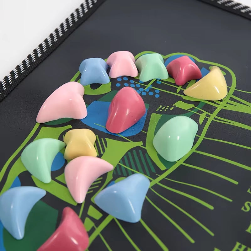 New Fingerpressure Board Foot Foot Massage Pad Health Walk Foot Pressure Board Massage Pad Imitation Goose Soft Stone Road