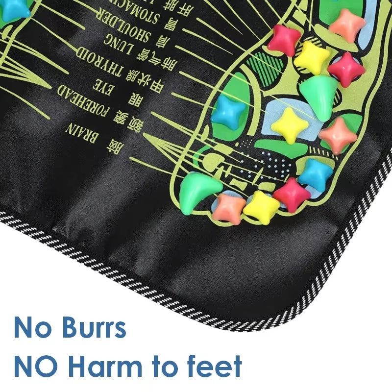 New Fingerpressure Board Foot Foot Massage Pad Health Walk Foot Pressure Board Massage Pad Imitation Goose Soft Stone Road