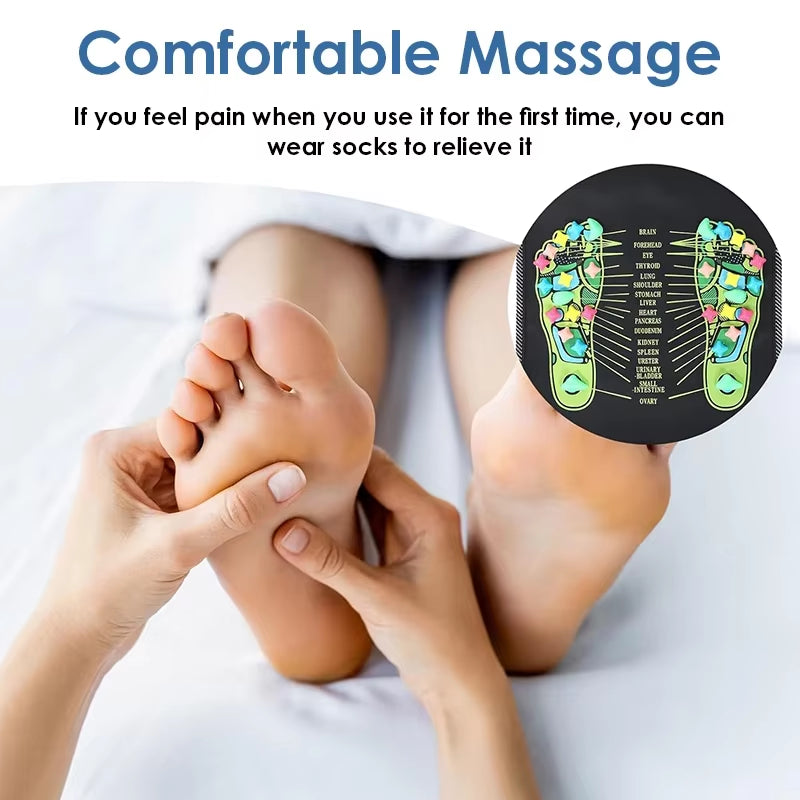 New Fingerpressure Board Foot Foot Massage Pad Health Walk Foot Pressure Board Massage Pad Imitation Goose Soft Stone Road