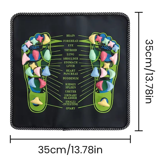 New Fingerpressure Board Foot Foot Massage Pad Health Walk Foot Pressure Board Massage Pad Imitation Goose Soft Stone Road