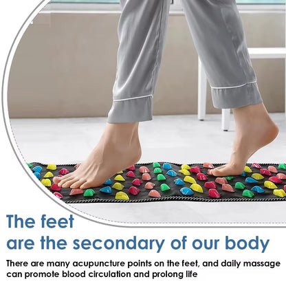 New Fingerpressure Board Foot Foot Massage Pad Health Walk Foot Pressure Board Massage Pad Imitation Goose Soft Stone Road