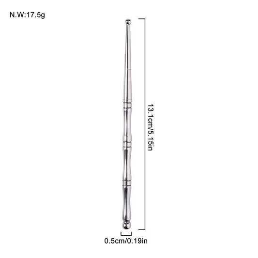 1Pcs Double Head Acupuncture Pen Facial Reflexology Tools Stainless Steel Trigger Point Massager Tool Deep Tissue Massage Tool