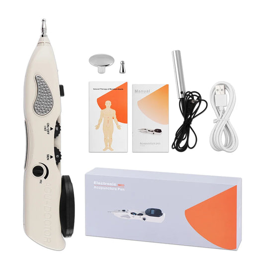 Electronic Acupuncture Pen Point Detector Acupressure Massage Electric Acupuncture Meridian Pen Pain Therapy Face Care Health