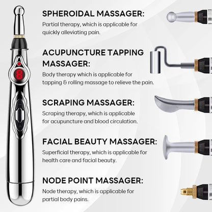 Electronic Acupuncture Pen Acupuncture Point Meridian Energy Meridian Massage Acupuncture Acup Pain Relieving Health Care Tool