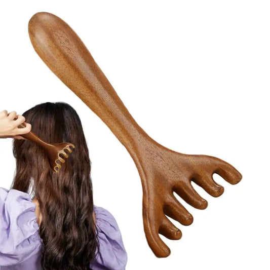 Head Massager Plastic Scalp Massage Gua Sha Head Relax Relief Stress Improve Sleep Scalp Scraping Massager Body Massage Tool